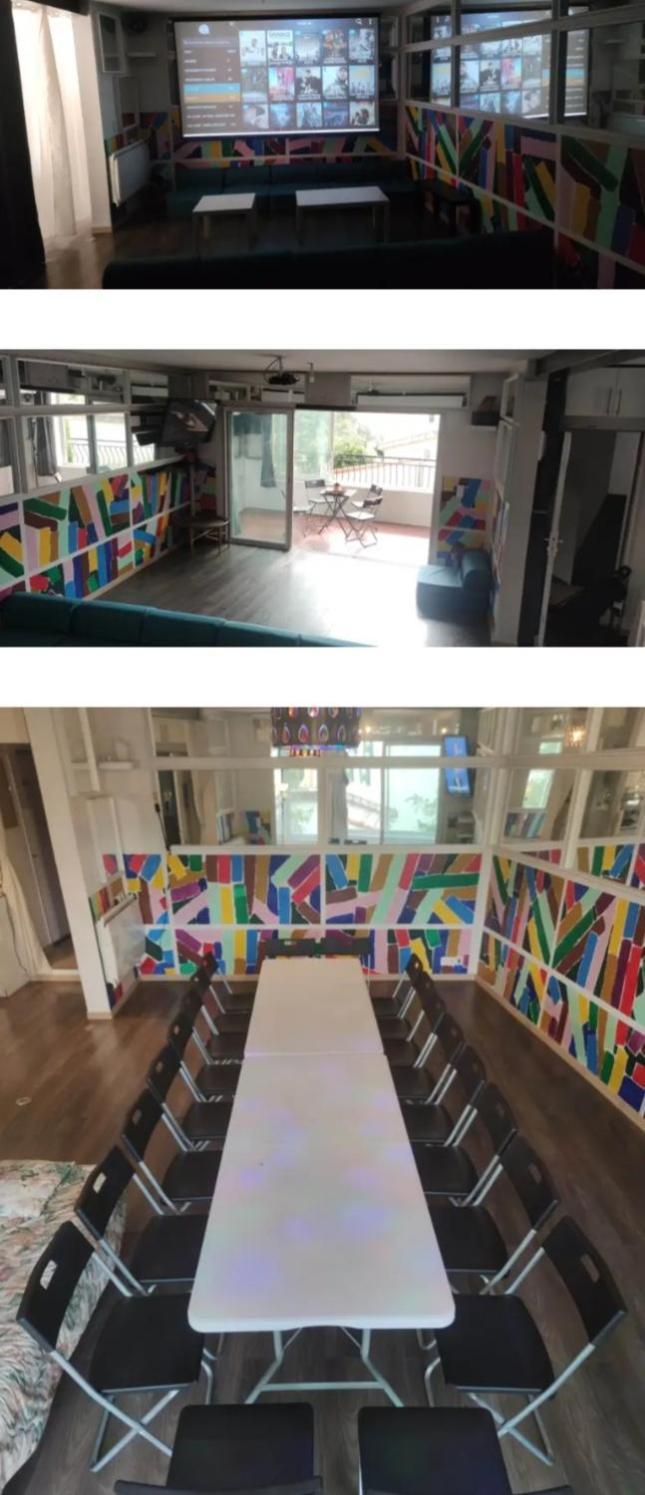 Logement Chambre Seul En Supplement Ou Dortoir Mixte Roquemaure  Ruang foto